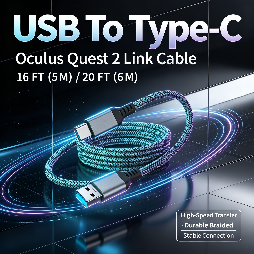 Pc Gaming Vr Headset - Kabel USB A ke Type-C 3m