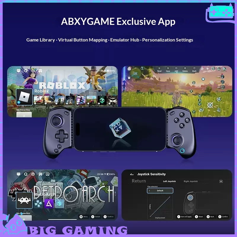 Android Gaming Emulator Pc - Abxylute S8 Lite Pengontrol Game Teleskopik