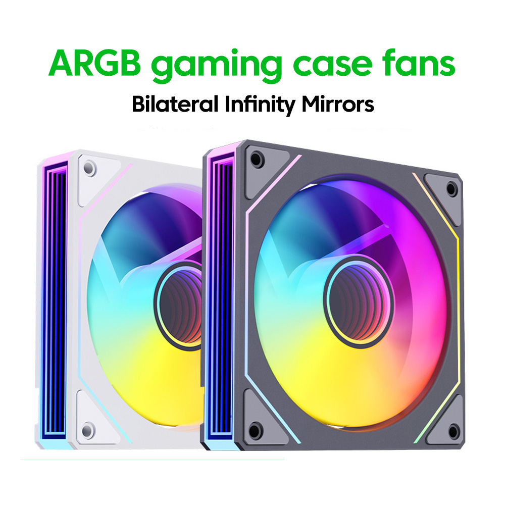 Pc Gaming Ff - Kipas Chassis Komputer ARGB 4-Pin PWM