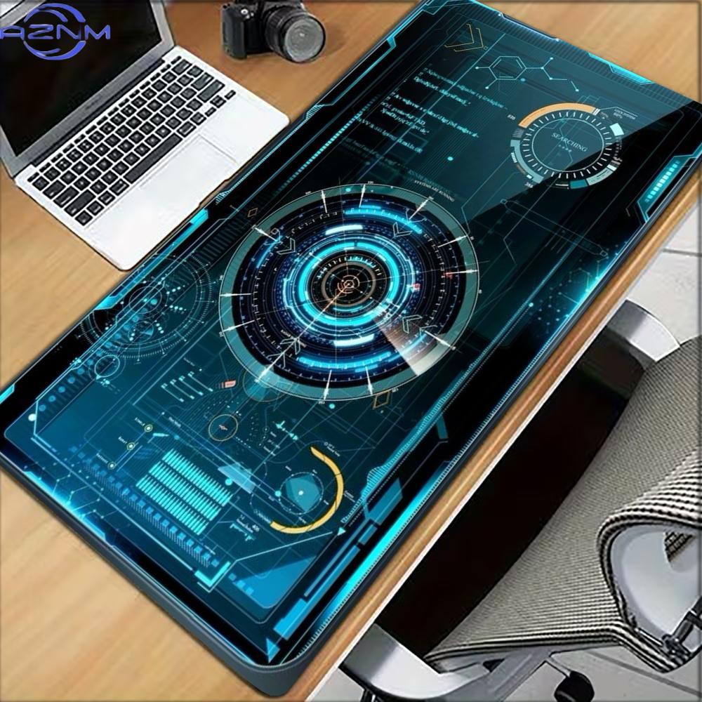 Pc Gaming Sultan - Mousepad Gaming Sci-Fi Tech Dashboard dengan