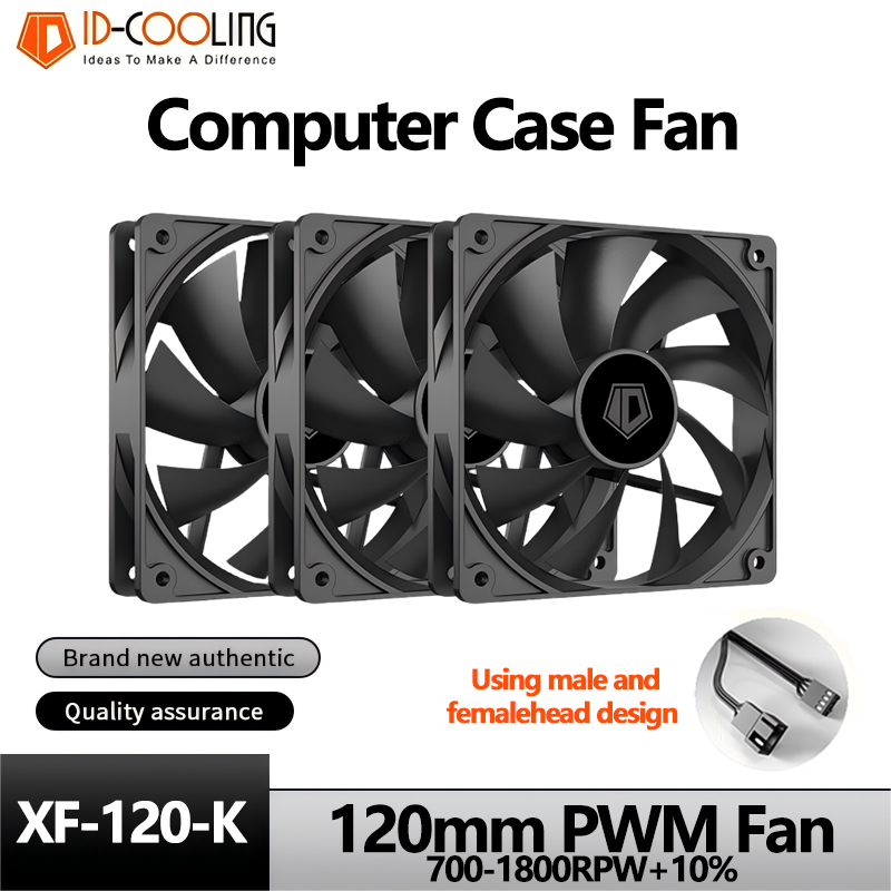 Pc Gaming Lounge - ID-COOLING XF-120-K Kipas Casing Komputer PC