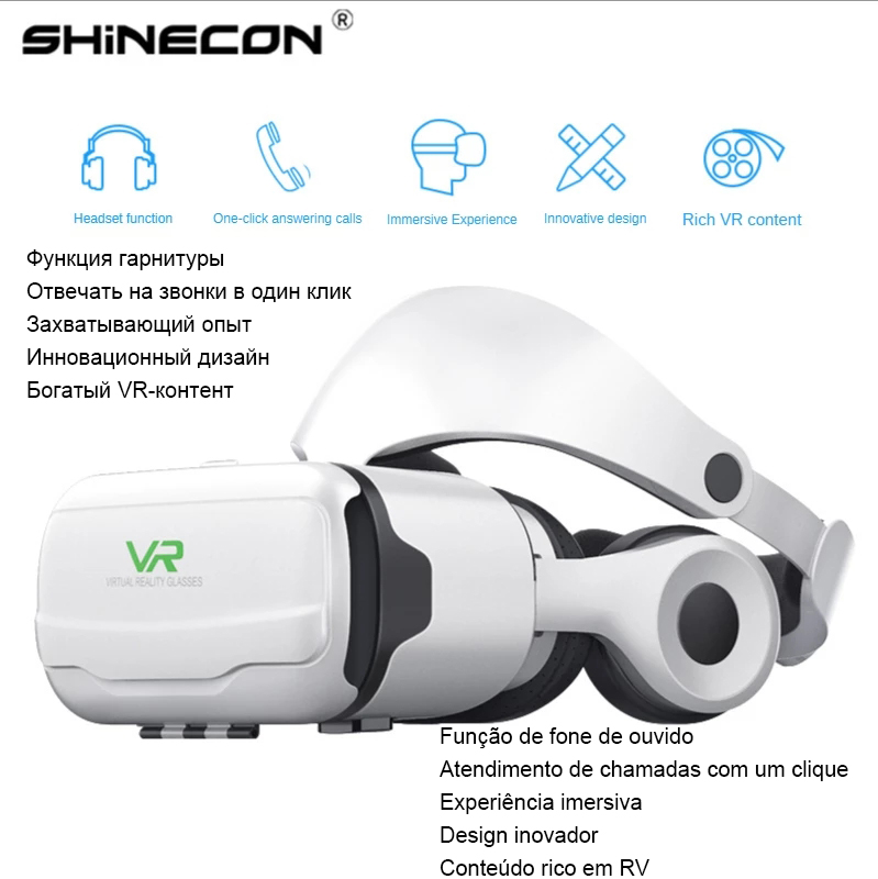 Kacamata VR Helm Headset 3D Re - Vr Headset Pc ulasan dan harga