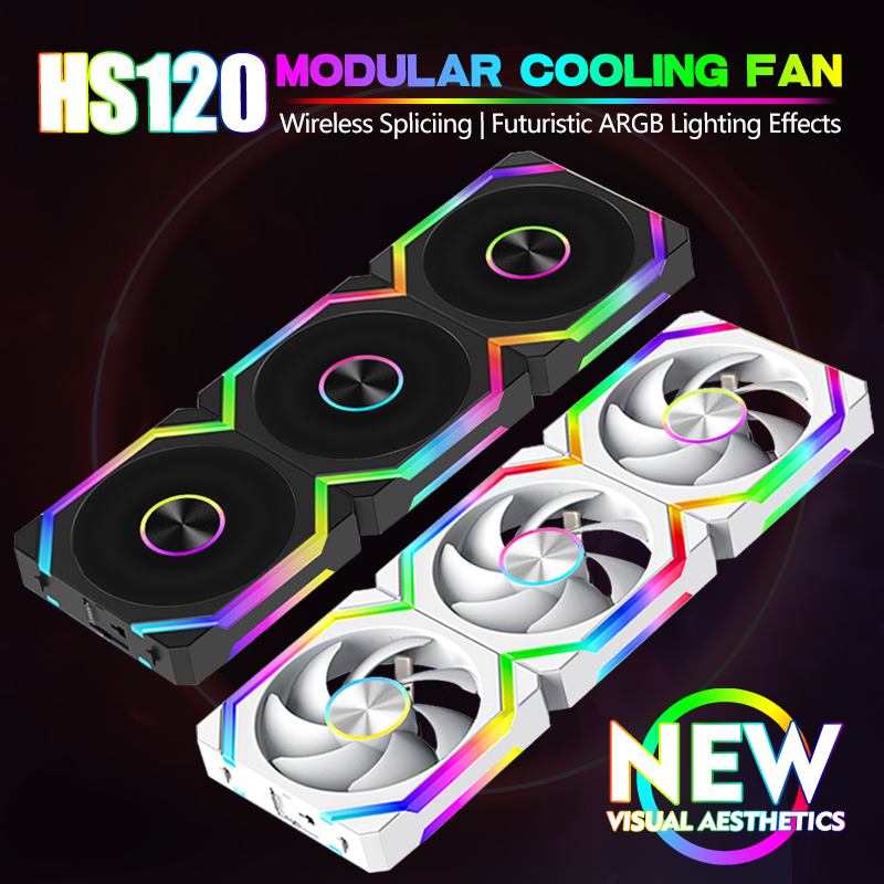 JUMPEAK HS120 Halo ARGB Kipas  - Pc Gaming Ff ulasan dan harga