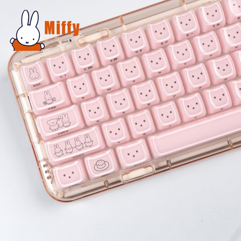 Kawaii Miffy Keycaps Penutup K - Pc Gaming Lounge ulasan dan harga