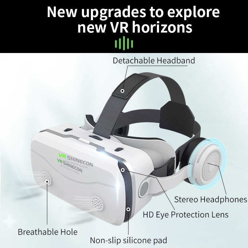 Kacamata VR Realitas Virtual P - Vr Headset Pc ulasan dan harga