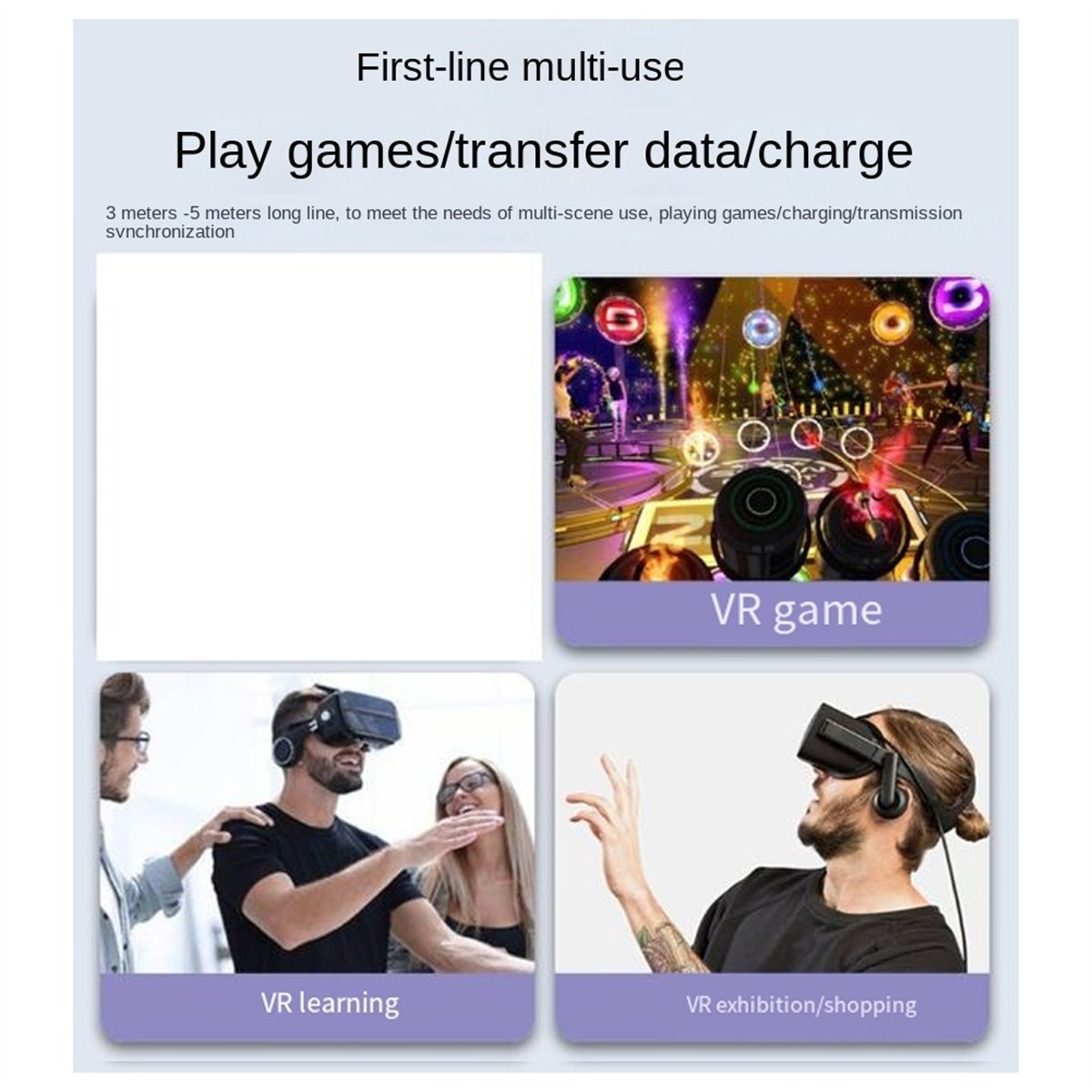 Kabel 16FTLink untuk Quest2/3, - Pc Gaming Vr Headset ulasan dan harga