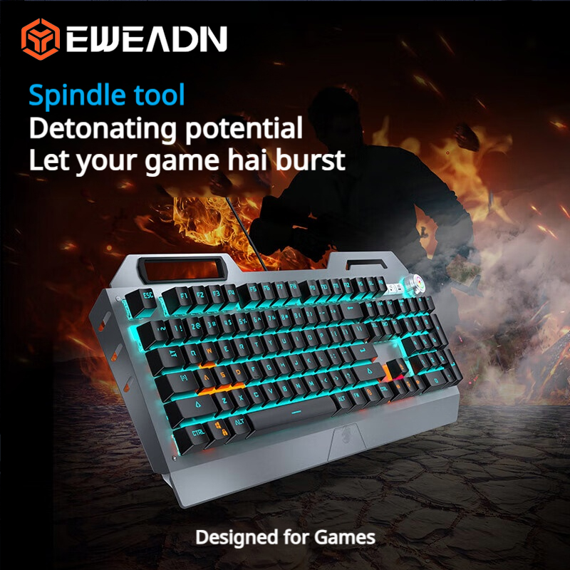 EWEADN TK900 Keyboard Mekanik  - Pc Gaming Uk ulasan dan harga