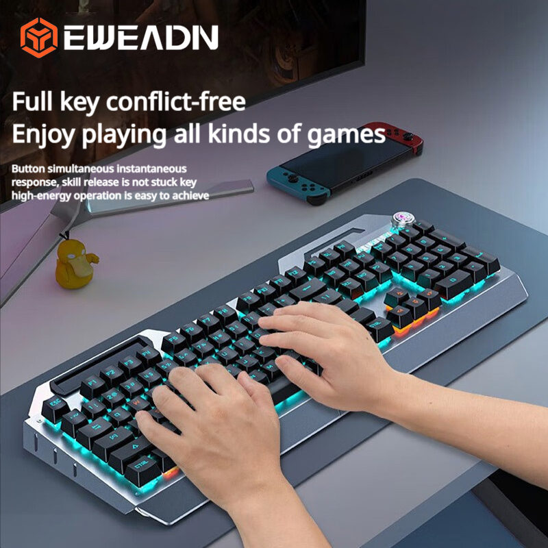 EWEADN TK900 Keyboard Mekanik  - Pc Gaming Uk ulasan dan harga