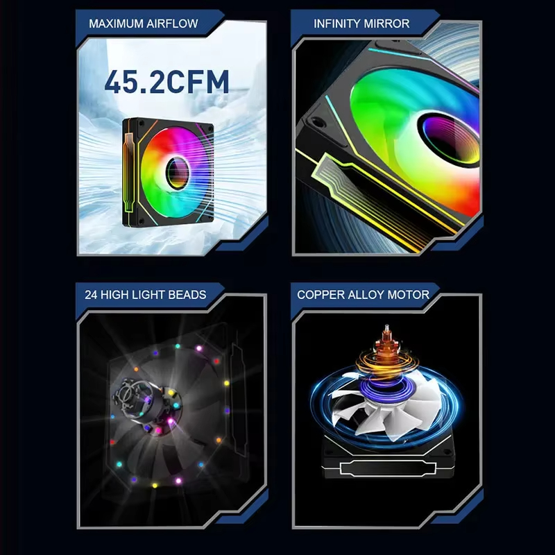 Kipas Casing PRISM 4 PRO 120mm - Pc Gaming Ff ulasan dan harga