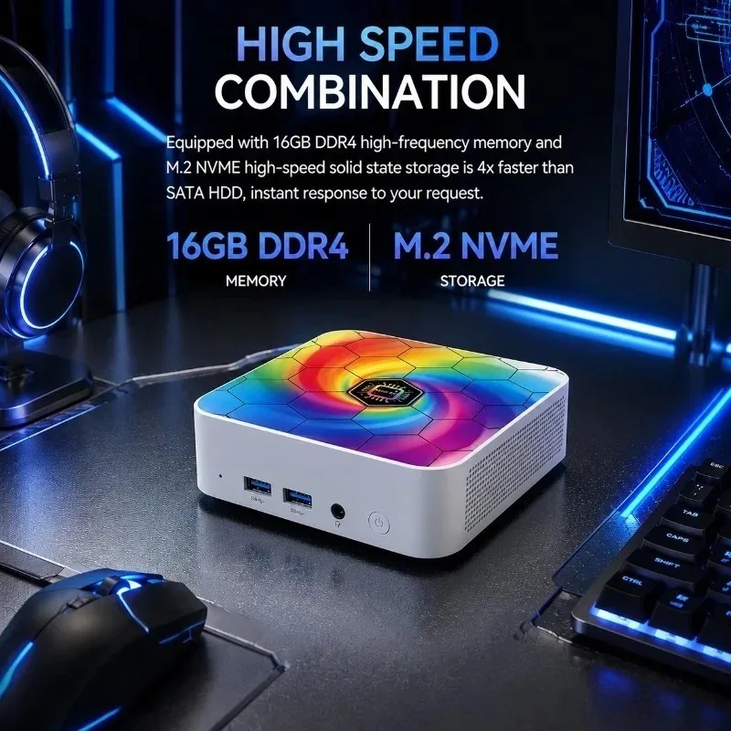Mini PC Gaming Portabel yang T - Pc Gaming I3 ulasan dan harga
