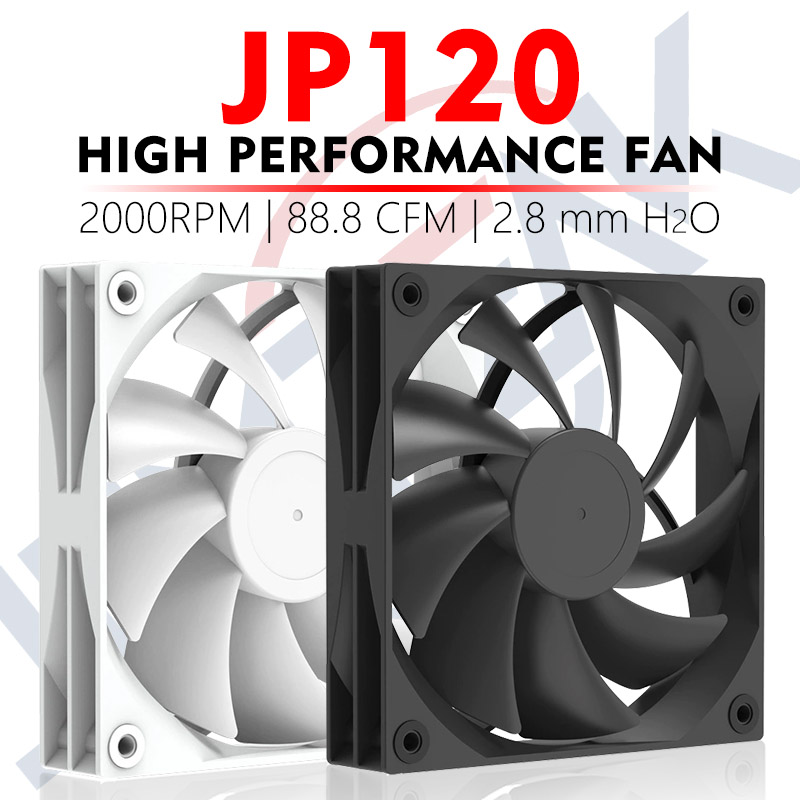 JUMPEAK JP120 120Mm Kipas 2000 - Pc Gaming Ff ulasan dan harga