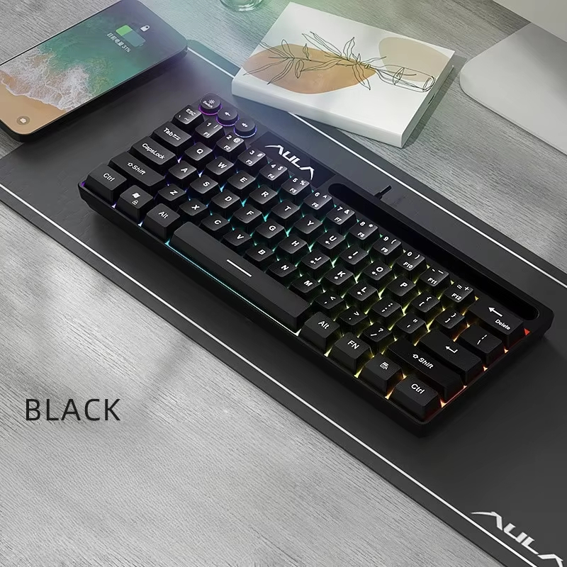 AULA F3061 Mini Keyboard Gamin - Pc Gaming Uk ulasan dan harga