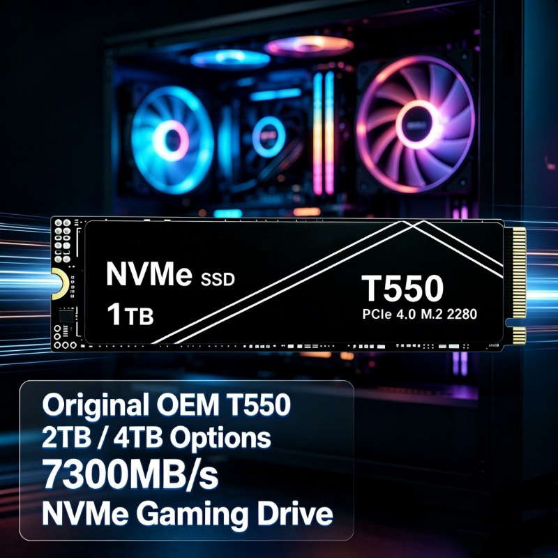SSD NVMe PCIe4.0 T550 berkecep - Pc Gaming Upgrades ulasan dan harga