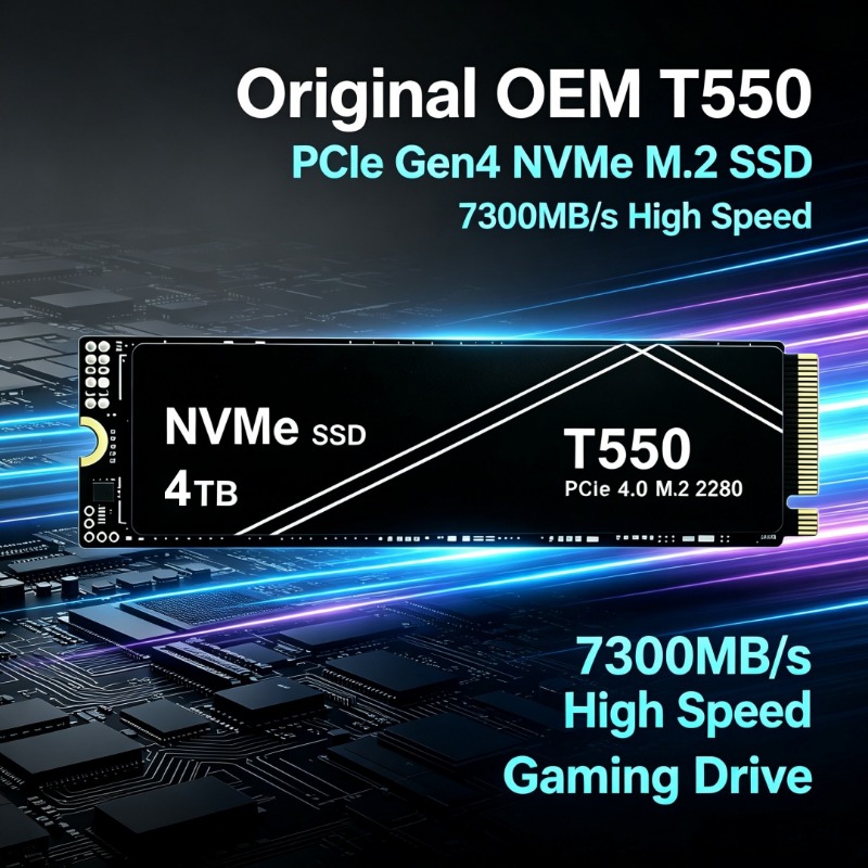 SSD NVMe PCIe4.0 T550 berkecep - Pc Gaming Upgrades ulasan dan harga