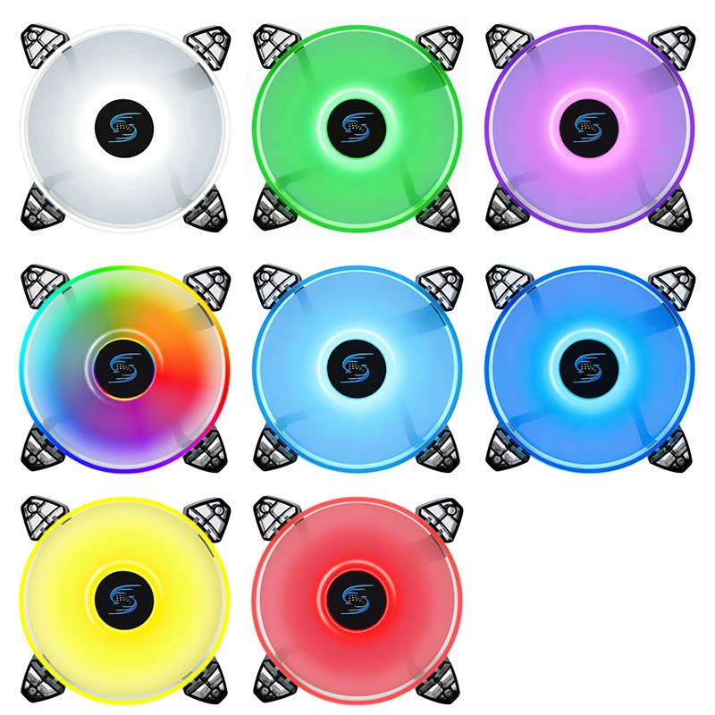 Kipas Casing ARGB PWM 120mm, 4 - Pc Gaming Ff ulasan dan harga