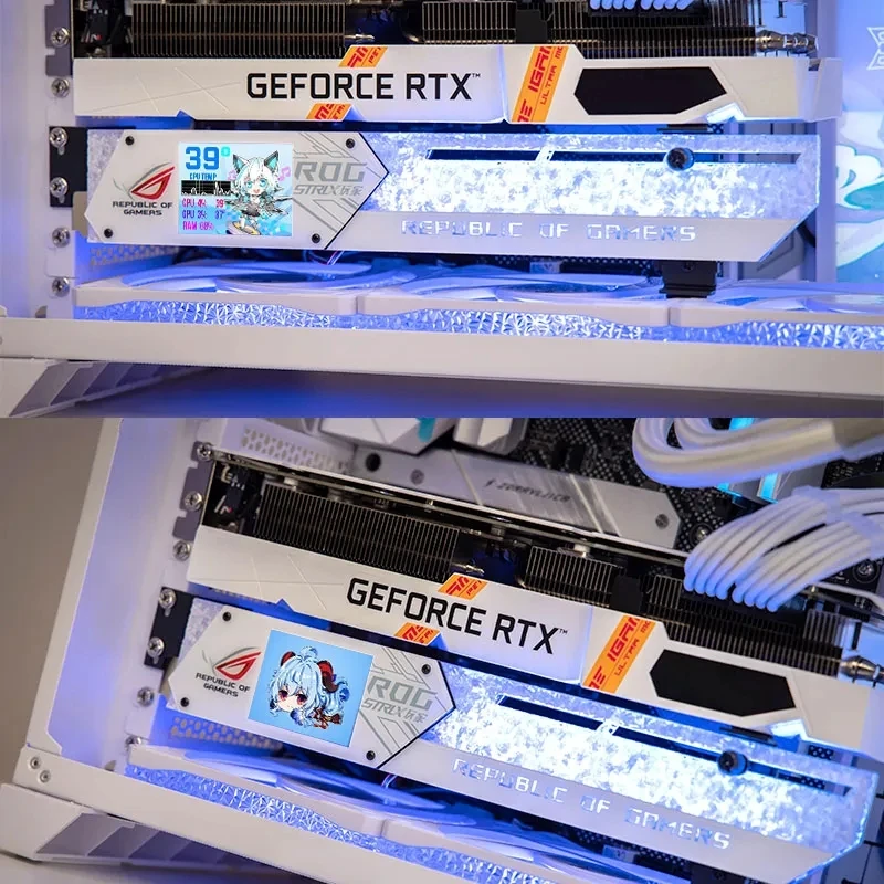 Braket GPU Layar LCD 2.2 Inci  - Pc Gaming Lounge ulasan dan harga