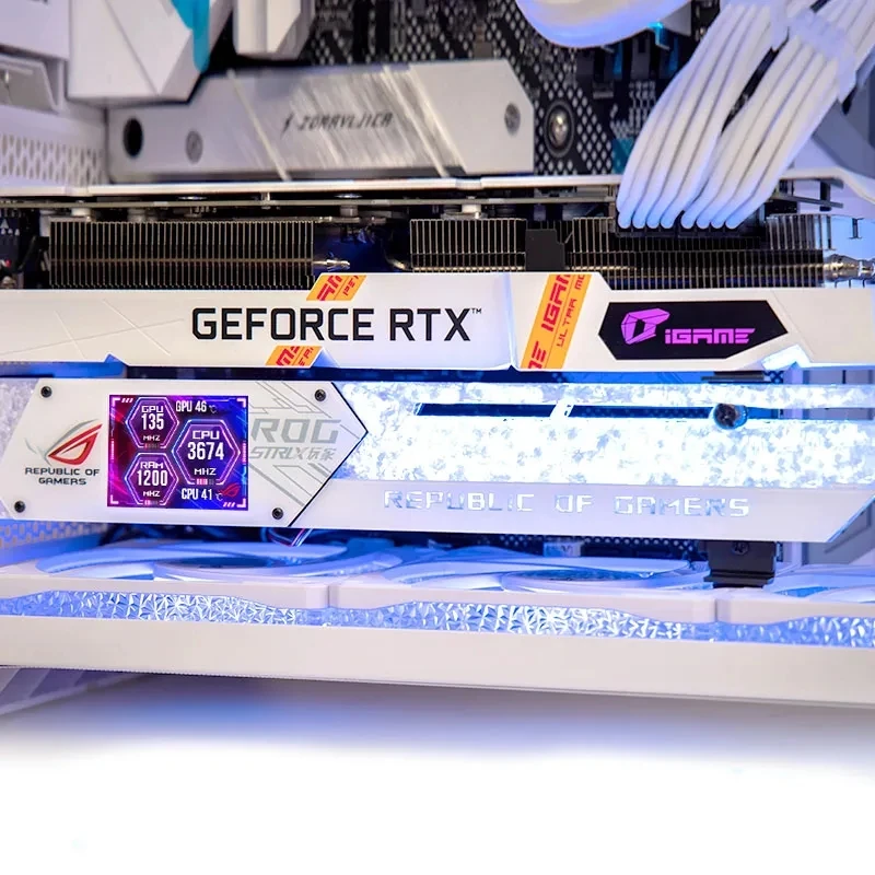 Braket GPU Layar LCD 2.2 Inci  - Pc Gaming Lounge ulasan dan harga
