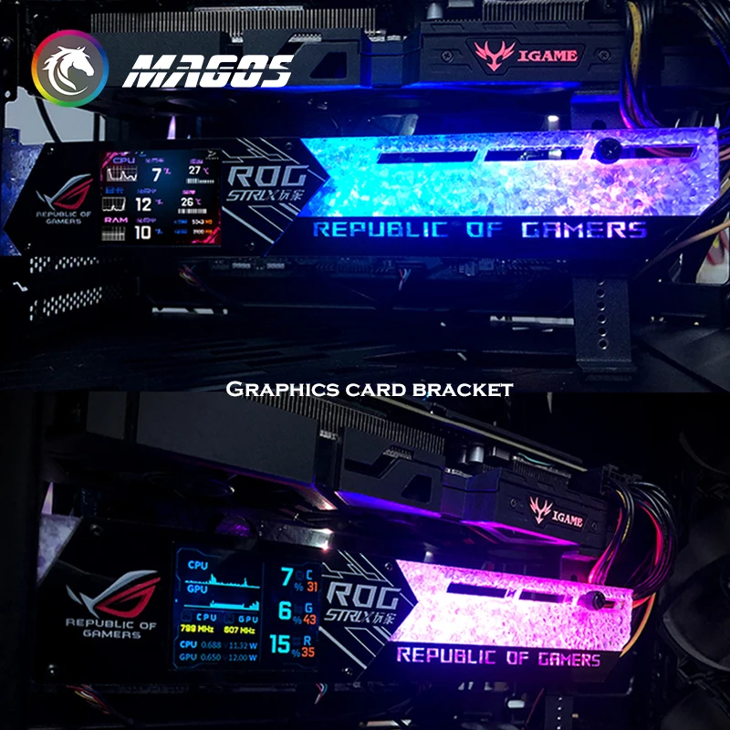 Braket GPU Layar LCD 2.2 Inci  - Pc Gaming Lounge ulasan dan harga
