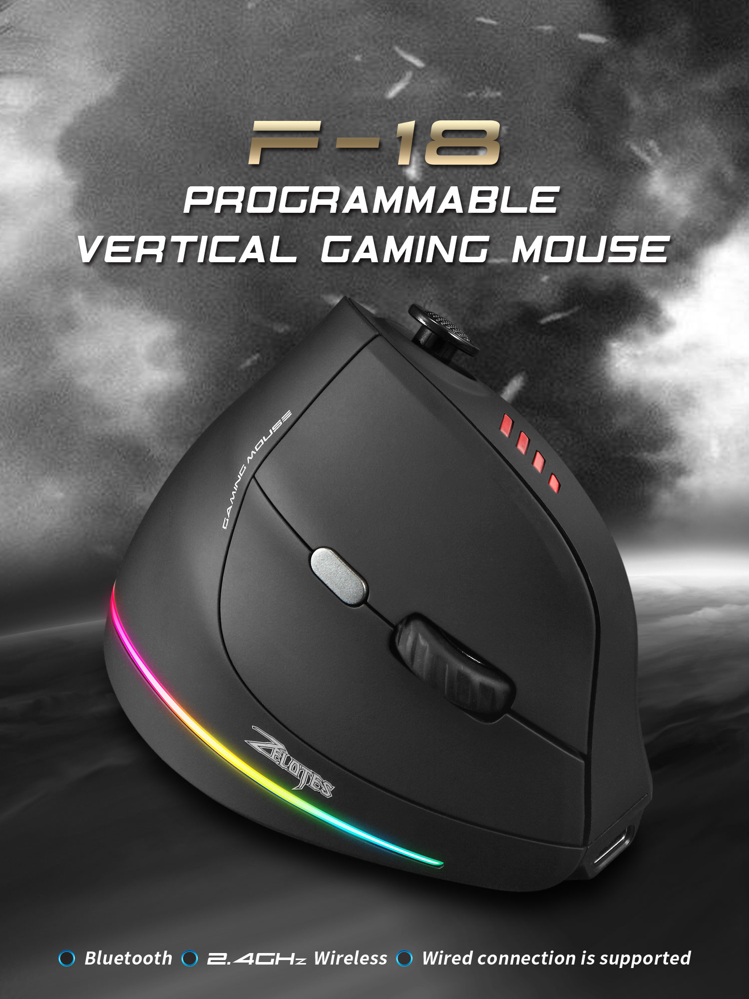 Jomaa RGB Backlit Kontrol Mous - Pc Gaming Lounge ulasan dan harga