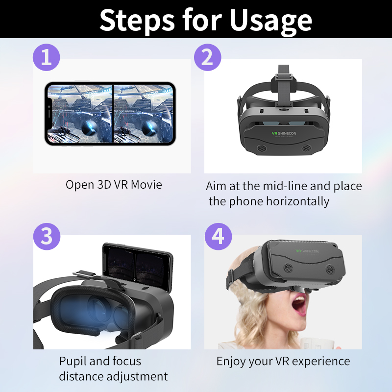 Kacamata VR 3D Virtual Layar R - Vr Headset Pc ulasan dan harga
